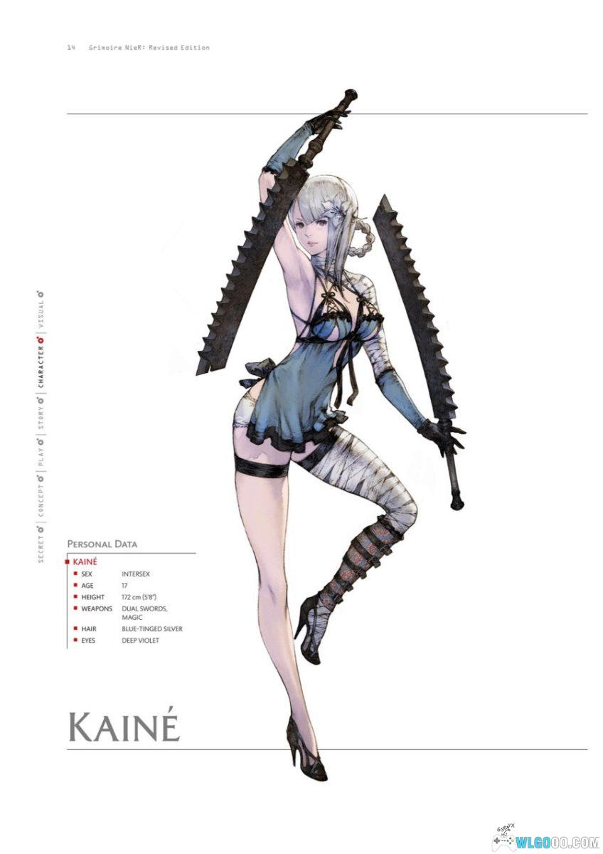 《尼尔魔法书:修订版》:攻略・设定・美术三合一 人工生命指南集-图片6
