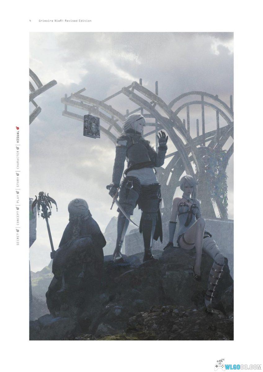 《尼尔魔法书:修订版》:攻略・设定・美术三合一 人工生命指南集-图片4
